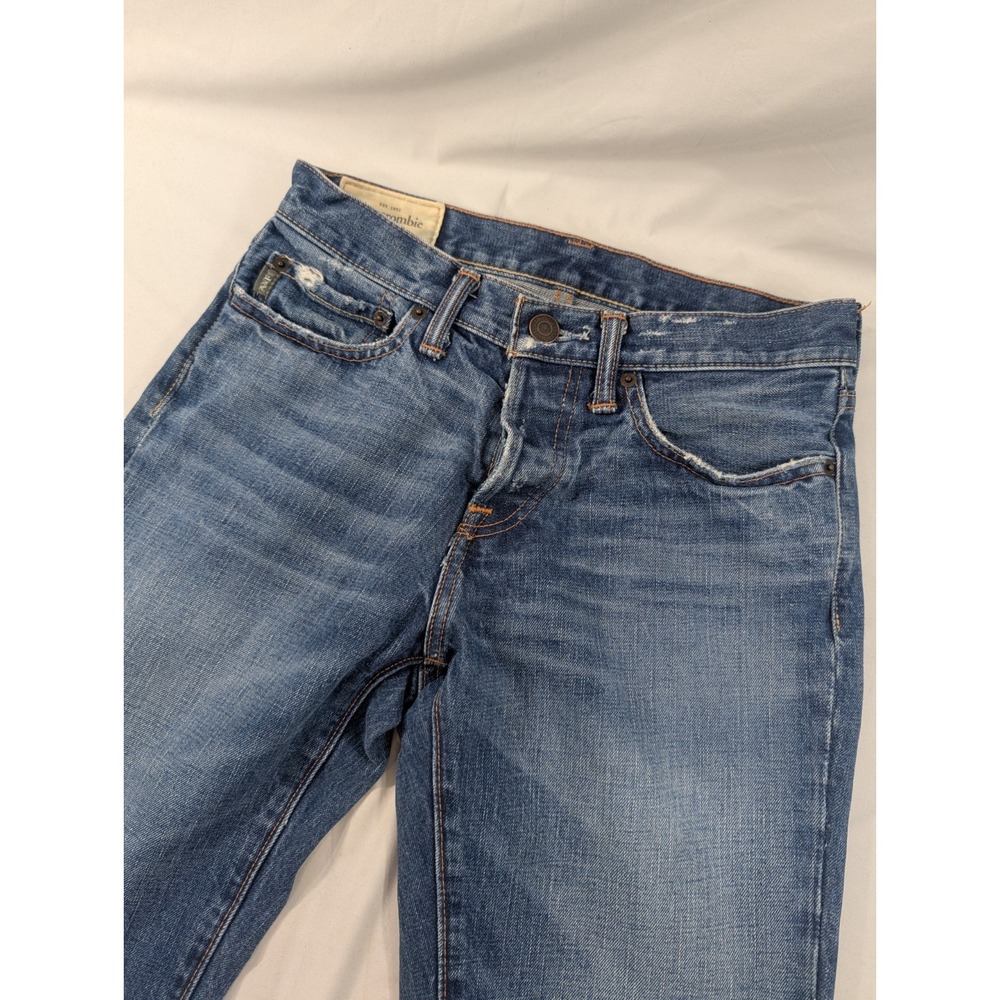 Vintage Abercrombie & Fitch Jeans Men's 28x32 Slim Straight Button Fly Excellent